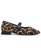 Ballerines en cuir Bristolza taupe