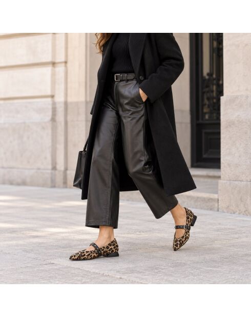 Ballerines en cuir Bristolza taupe