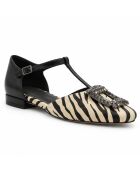 Ballerines en cuir Turinna noires