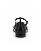 Ballerines en cuir Turinna noires
