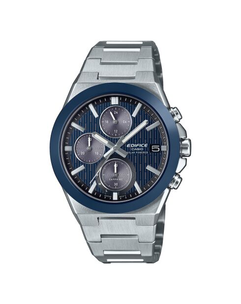 Montre Homme Edifice EFS-S650D-2AEF en acier inoxydable argentée