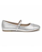Silberne Ballerinas Romaza