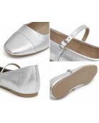 Silberne Ballerinas Romaza
