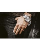 Montre Homme G-Shock GM-2110D-7AER en acier inoxydable argentée
