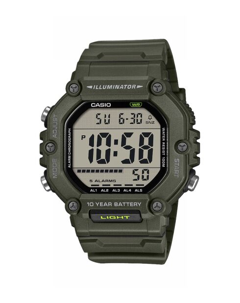 Montre Homme Collection AE-1600HX-3AVEF en résine kaki