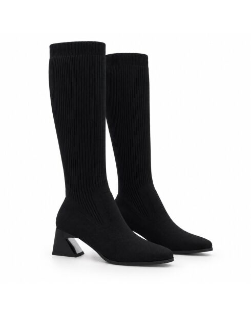 Bottes en cuir Cordoba noires