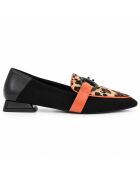 Mocasines negros de piel Oviedona
