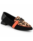 Mocasines negros de piel Oviedona