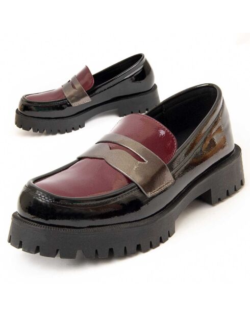 Mocassins à plateforme Macca2 noirs