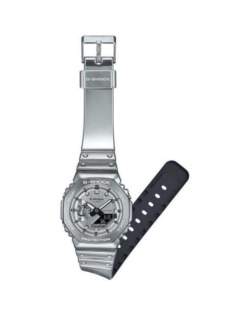 G-Shock GM-2100YM-8AER Herrenuhr aus silbernem Stahl