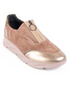 Zapatillas Caleb con cuña beige