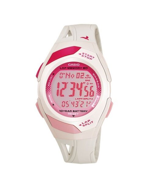 Montre unisex Collection STR-300-7EG en résine blanche