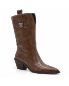 Bottes en cuir Dubrovnik taupe