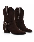 Bottes en cuir Elche marron