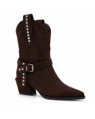 Bottes en cuir Elche marron