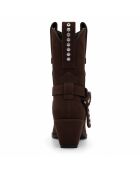 Bottes en cuir Elche marron