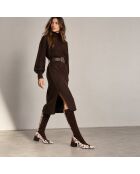Bottes en cuir Braga noires