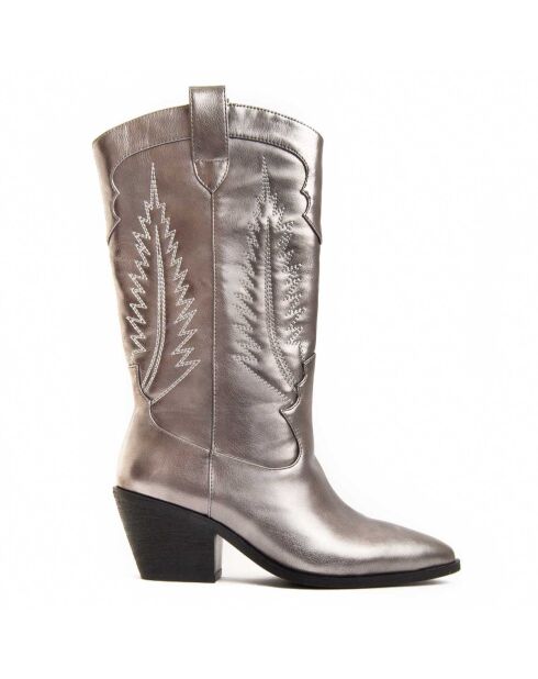 Bottes à talon Tejan2 grises