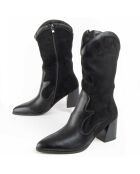 Bottes à talon Tejan8 noires