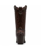 Braune Lederstiefel Doverza