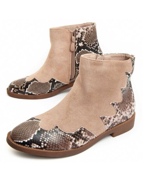 Bottines Bottivita8 beiges