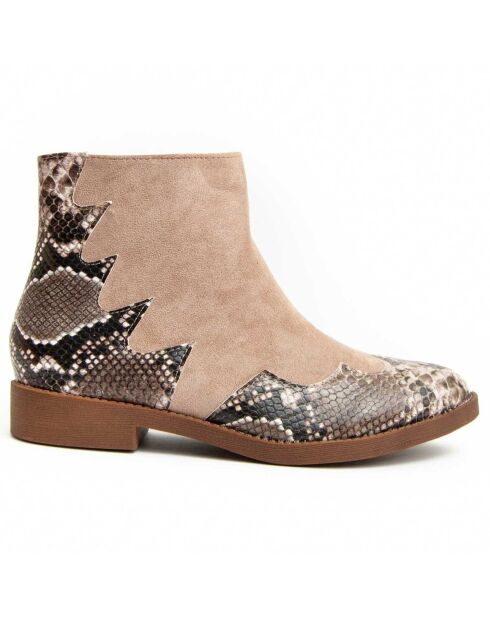 Bottines Bottivita8 beiges