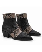Bottines en cuir Niza noires