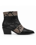 Bottines en cuir Niza noires