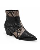 Bottines en cuir Niza noires