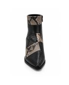 Bottines en cuir Niza noires