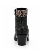 Bottines en cuir Niza noires
