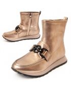 Bottines Calig dorées