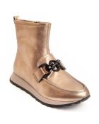 Bottines Calig dorées