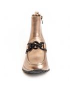 Bottines Calig dorées
