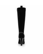 Estorilza schwarze Lederstiefel
