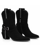Bottes en cuir Elche noires
