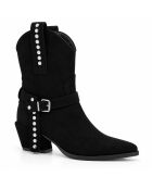 Bottes en cuir Elche noires