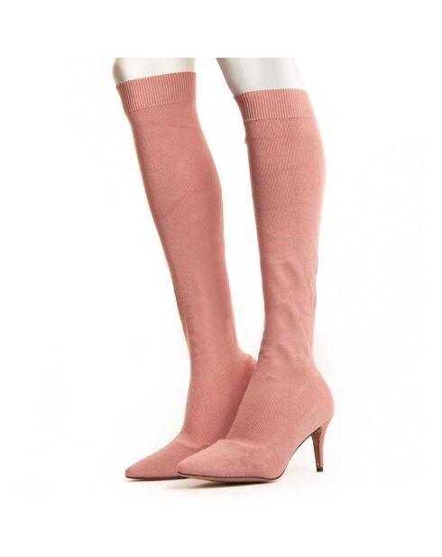 Bottes à talon Bottavita5 roses