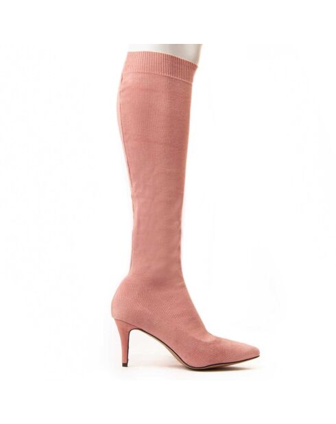 Bottes à talon Bottavita5 roses