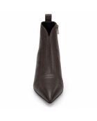 Bottines en cuir Livorno marron