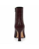 Bottines en cuir Gandiana bordeaux