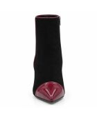 Bottines en cuir Malaga bordeaux