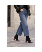 Bottines en cuir Malaga bordeaux