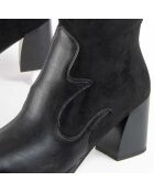 Bottes à talon Tejan8 noires