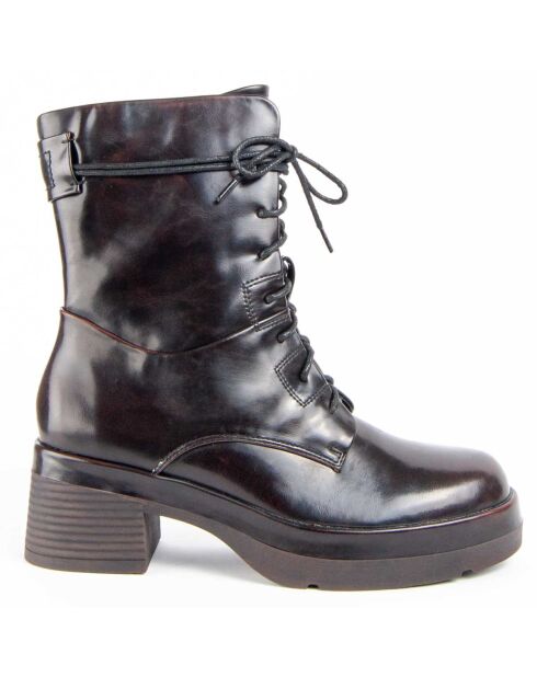 Bottines à talon Rammba marron