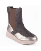 Bottines compensées Calig2 grises