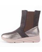 Bottines compensées Calig2 grises