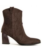 Bottines à talon Cacera vertes