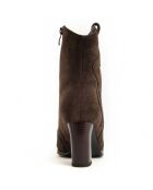 Bottines à talon Cacera vertes