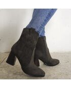 Bottines à talon Cacera vertes